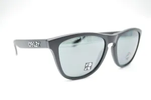 Oakley Frogskins Matte Black with Prizm Black Polarized Sunglasses
