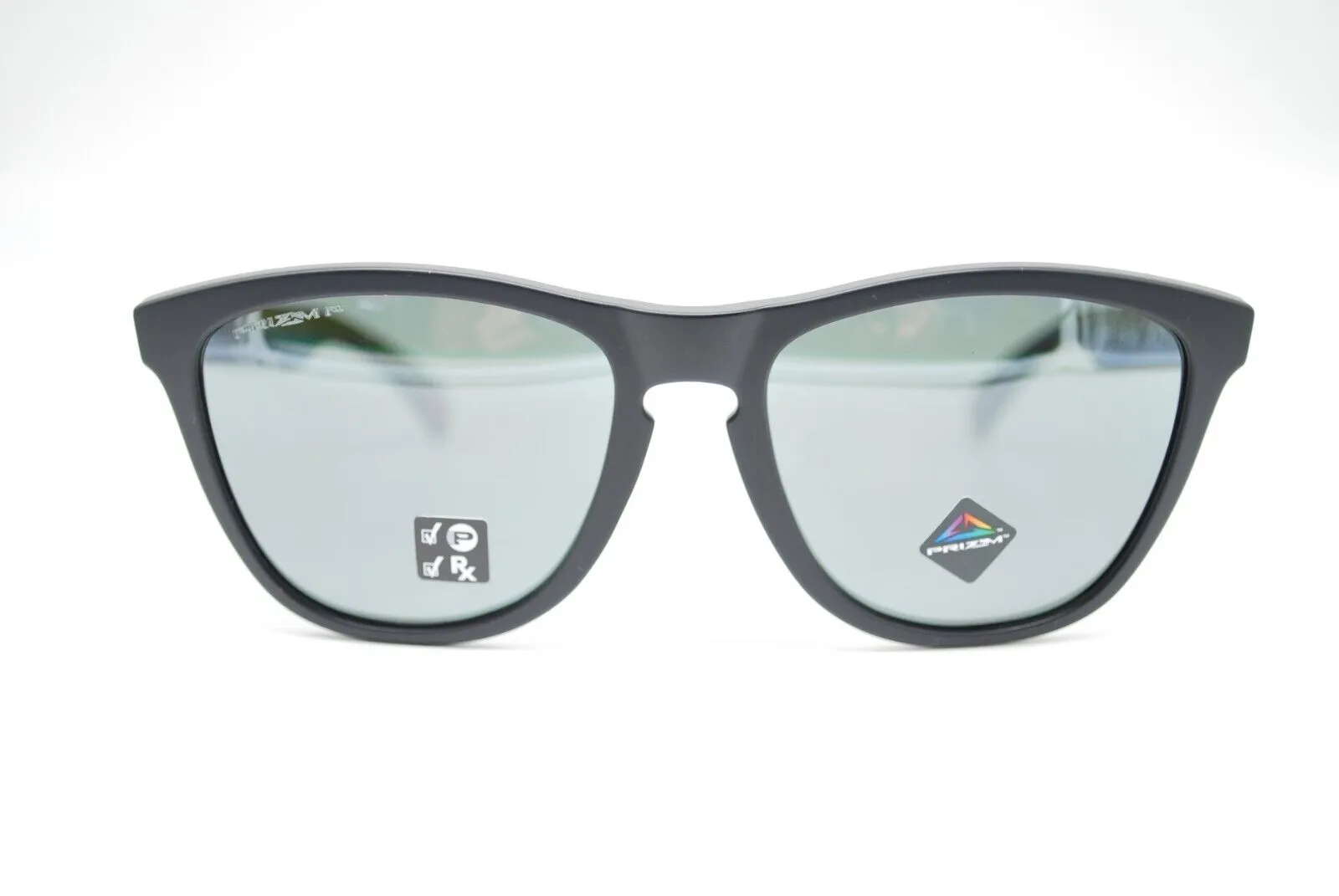 Oakley Frogskins Matte Black with Prizm Black Polarized Sunglasses