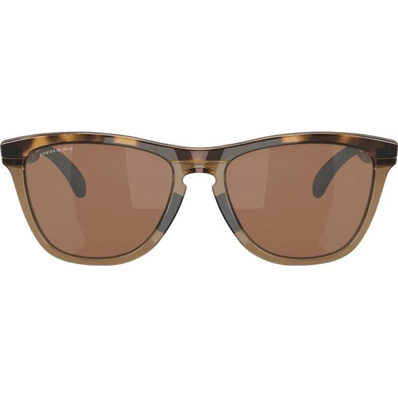 Oakley Frogskins Sunglasses - Brown Tort/Brown Smoke w/Prism Tungsten