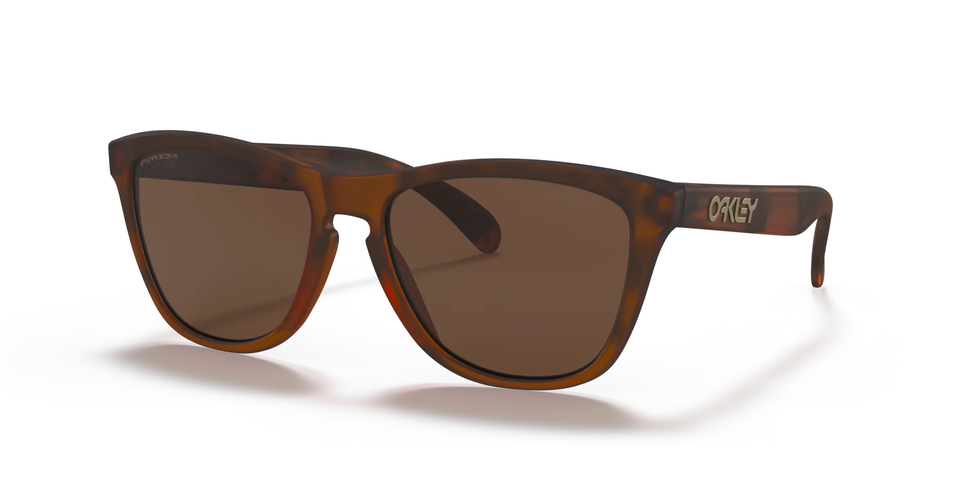 Oakley Frogskins Sunglasses - Matte Tortoise with Prizm Tungsten Lenses
