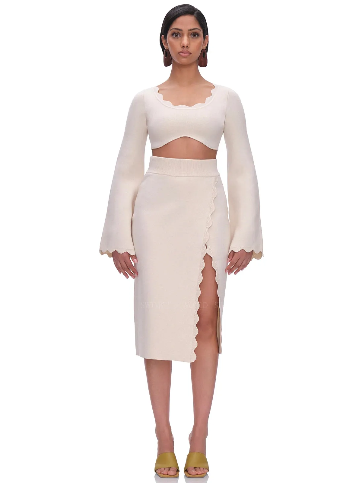Oda Knit Midi Skirt