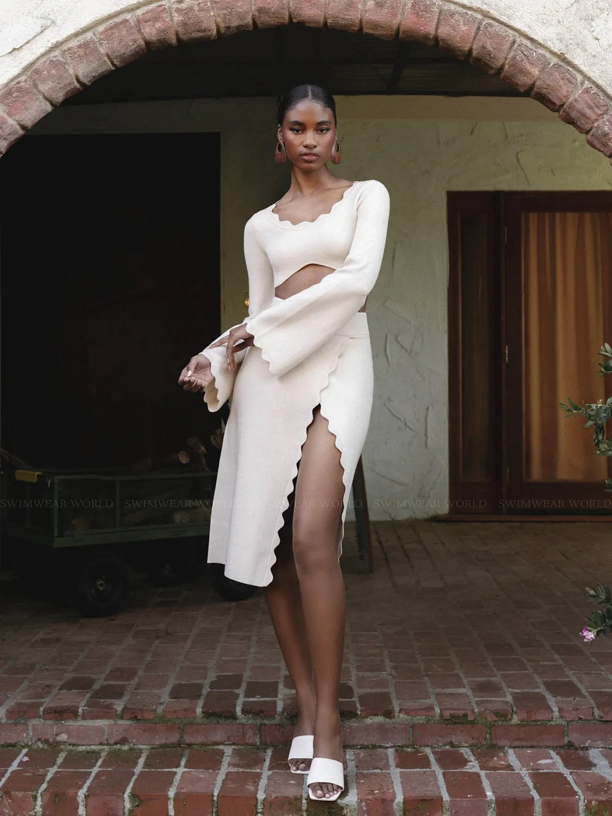 Oda Knit Midi Skirt