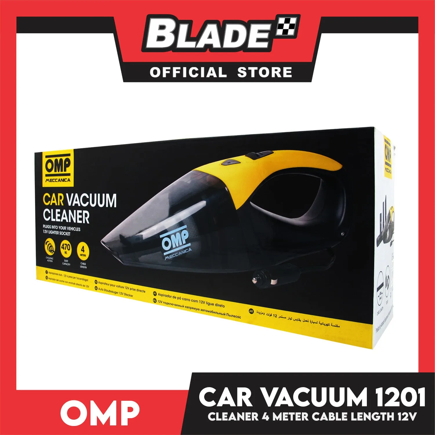 Omp Car Vacuum Cleaner OMP1201