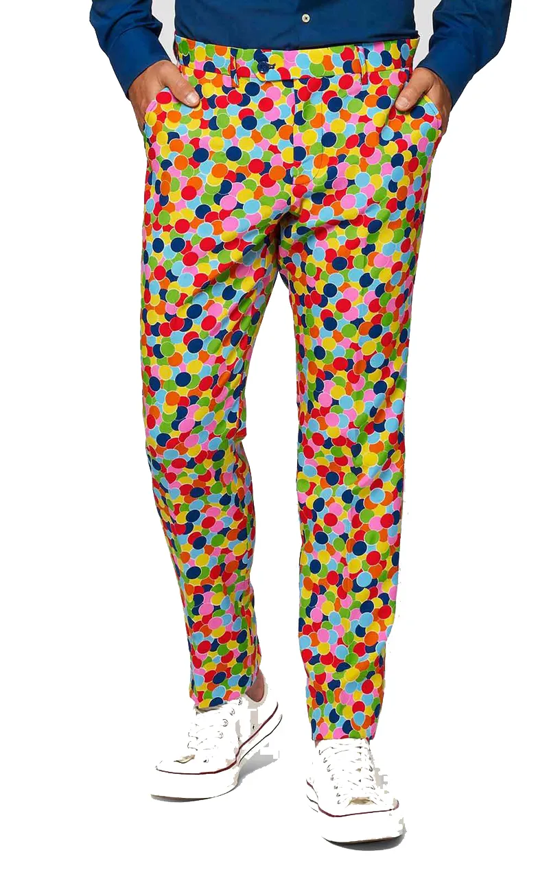 OppoSuits Mens Confetteroni Suit