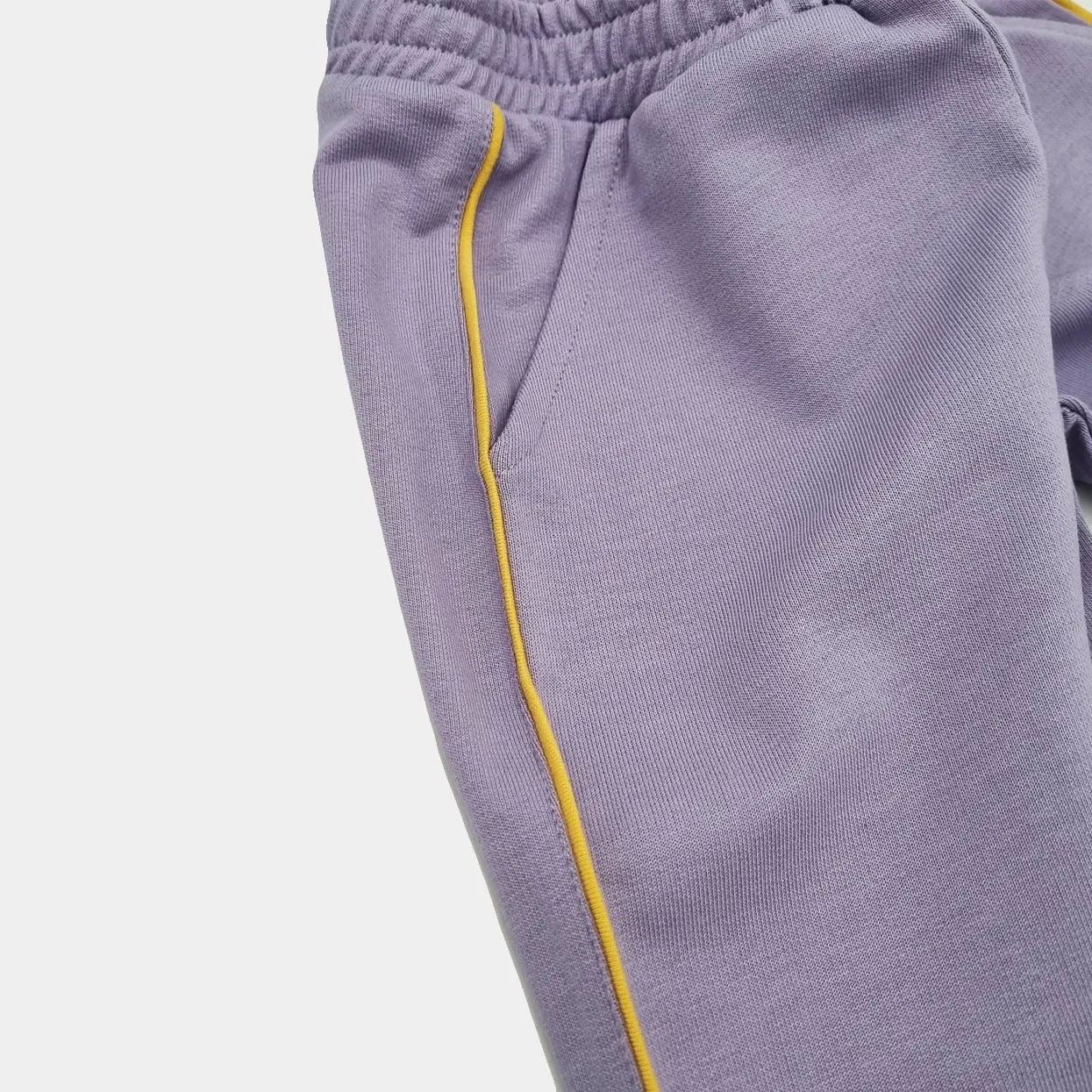 Organic Wide Leg Trousers Dino Party Navy