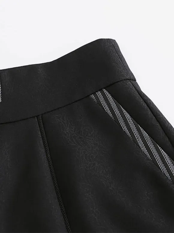 Ouji Gothic Lolita Bloomers Black Straight Lolita Shorts