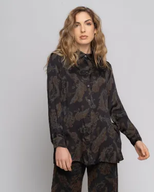 Paisley Button-Up Shirt