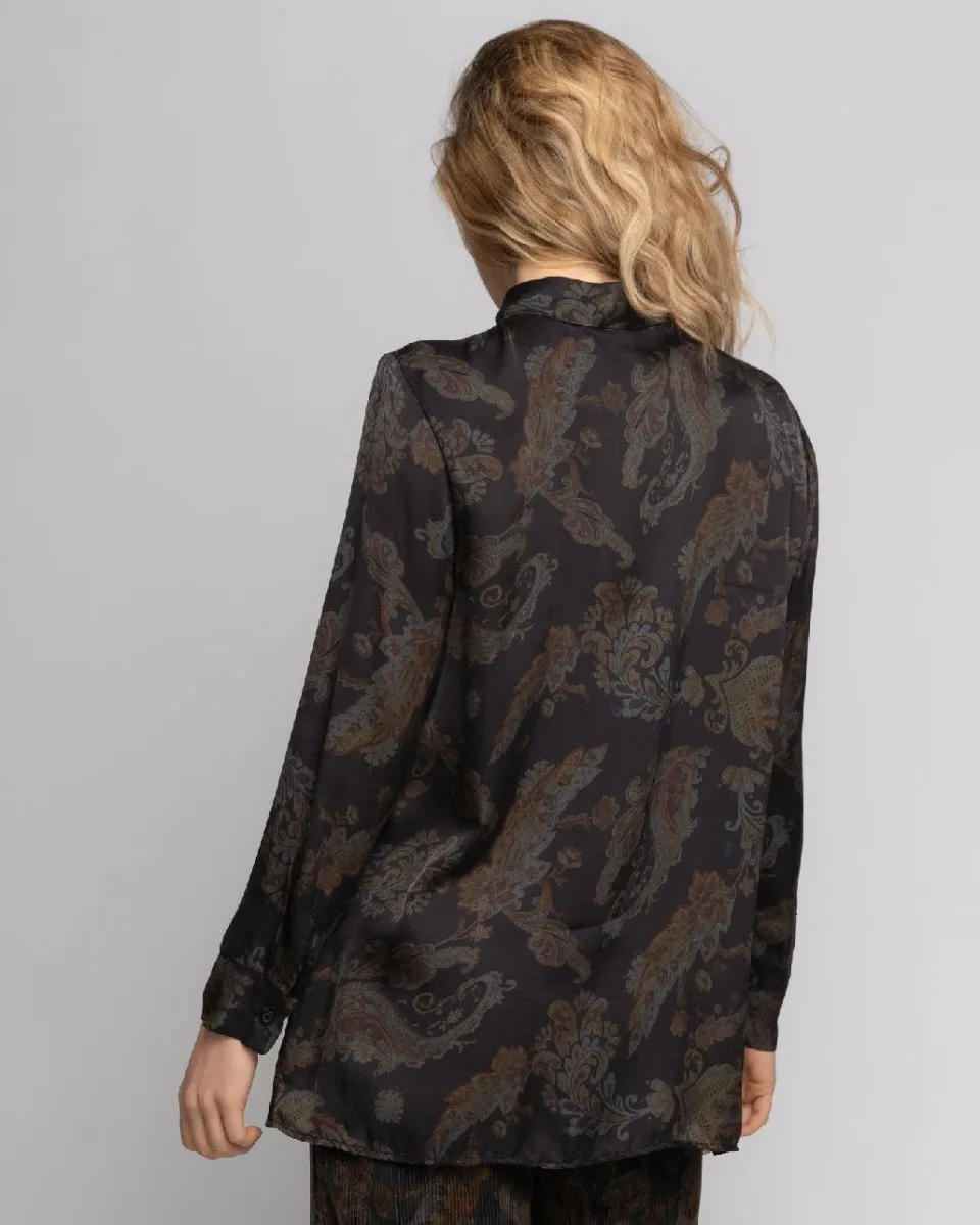Paisley Button-Up Shirt