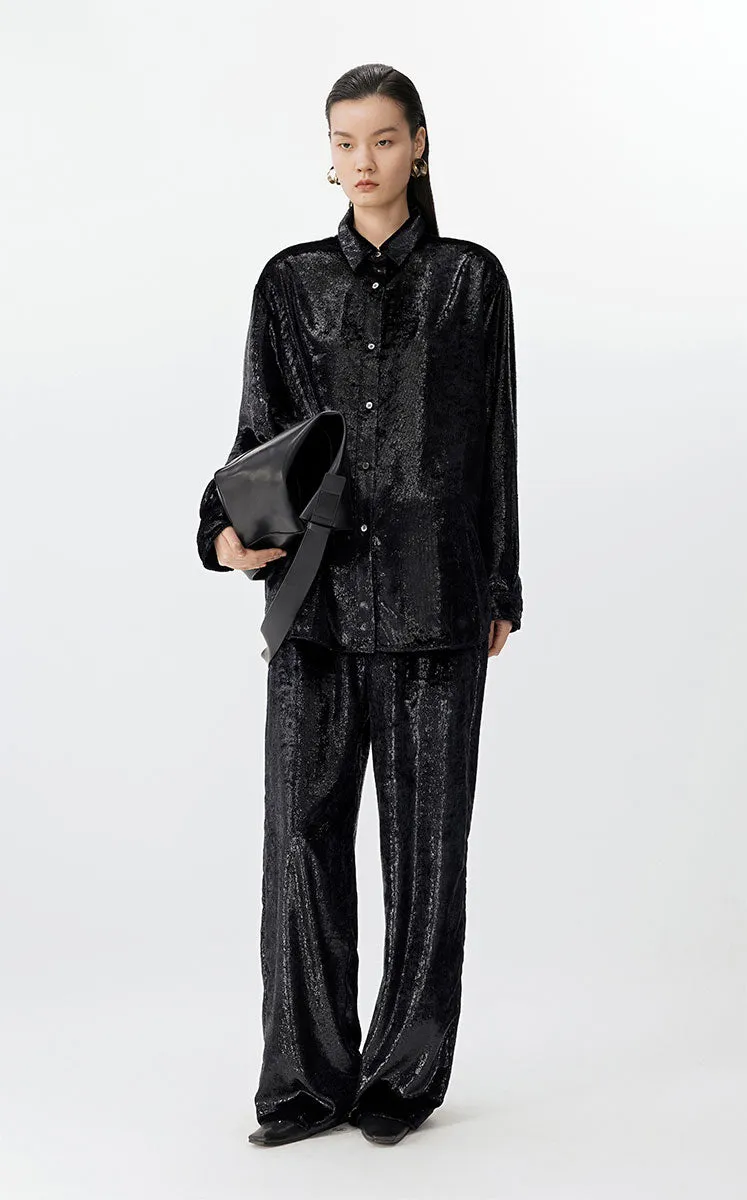 Pants / JNBY Straight-Leg Drawstring Trousers