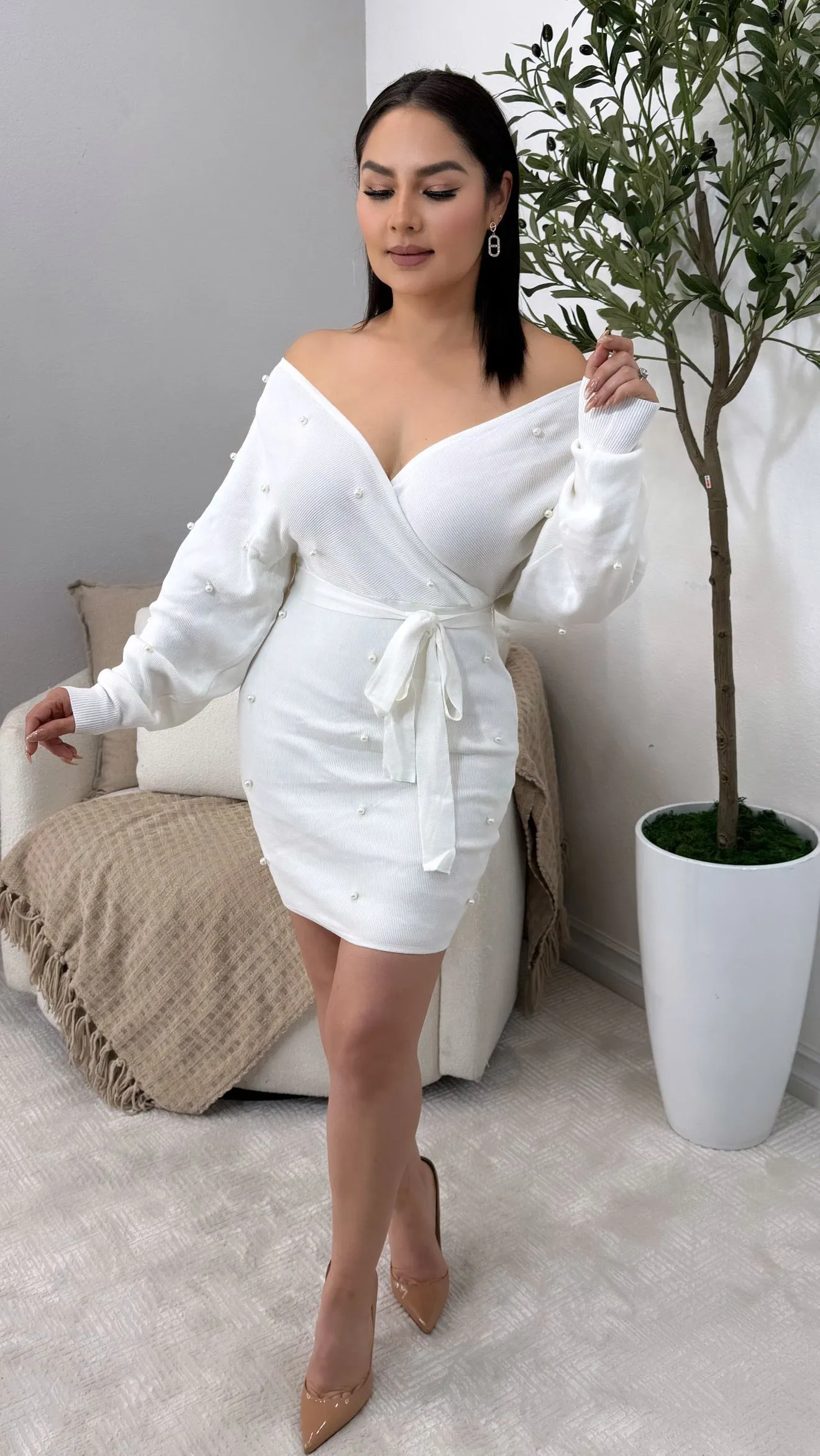 PEARL WHITE DRESS