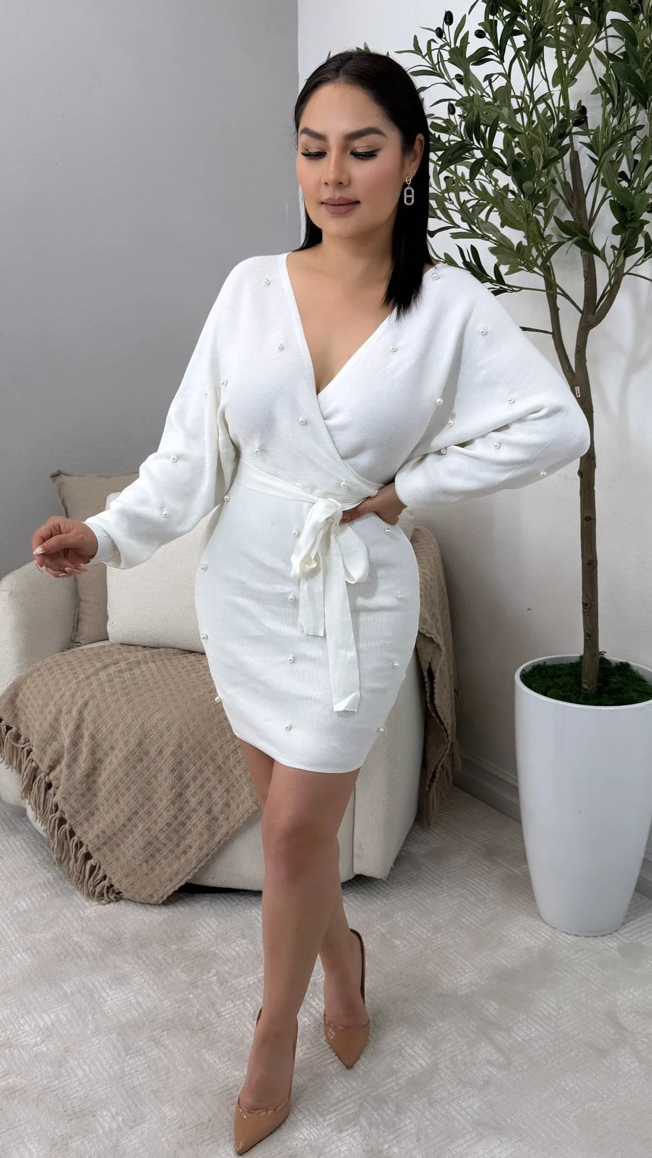 PEARL WHITE DRESS