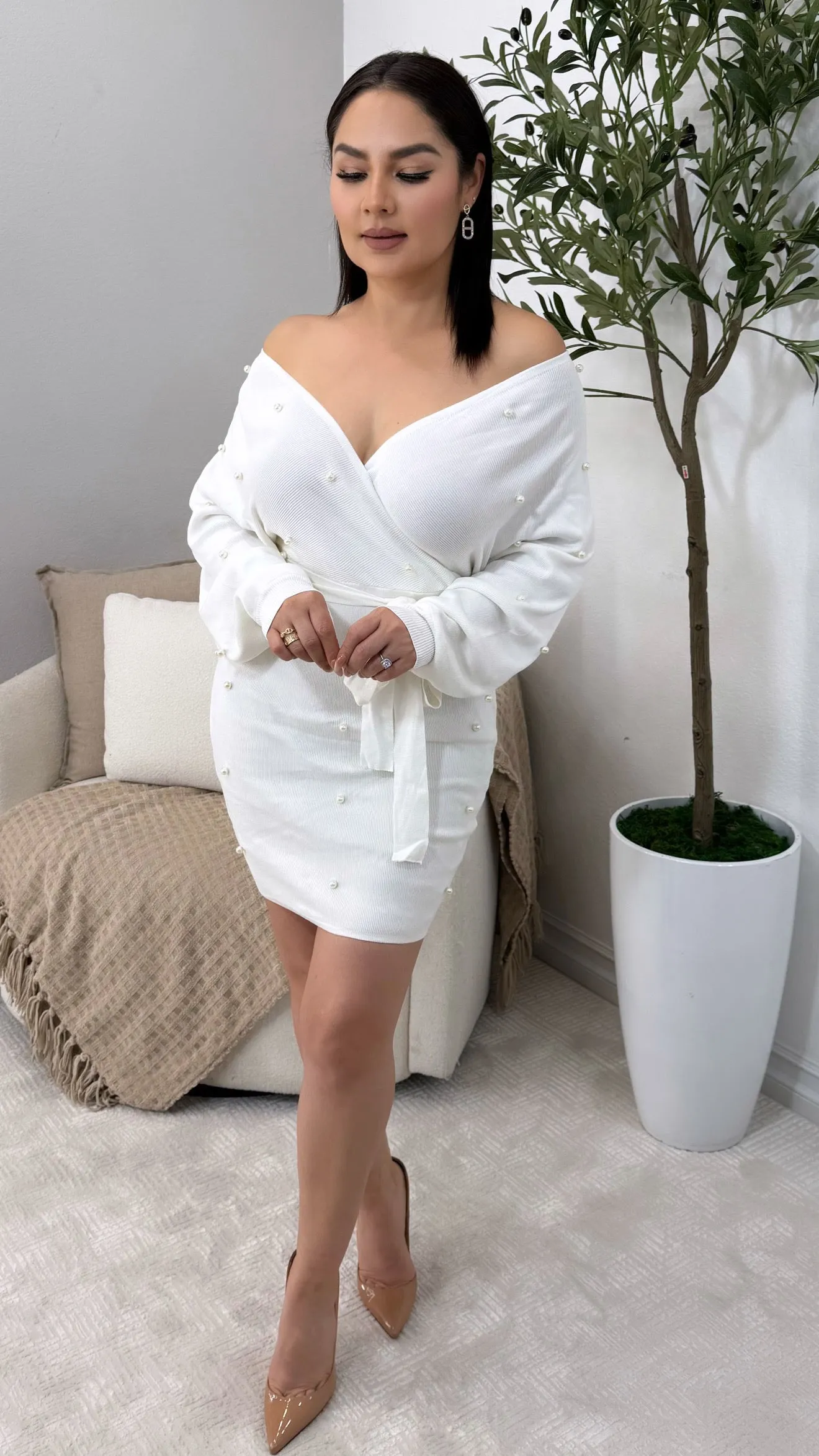 PEARL WHITE DRESS