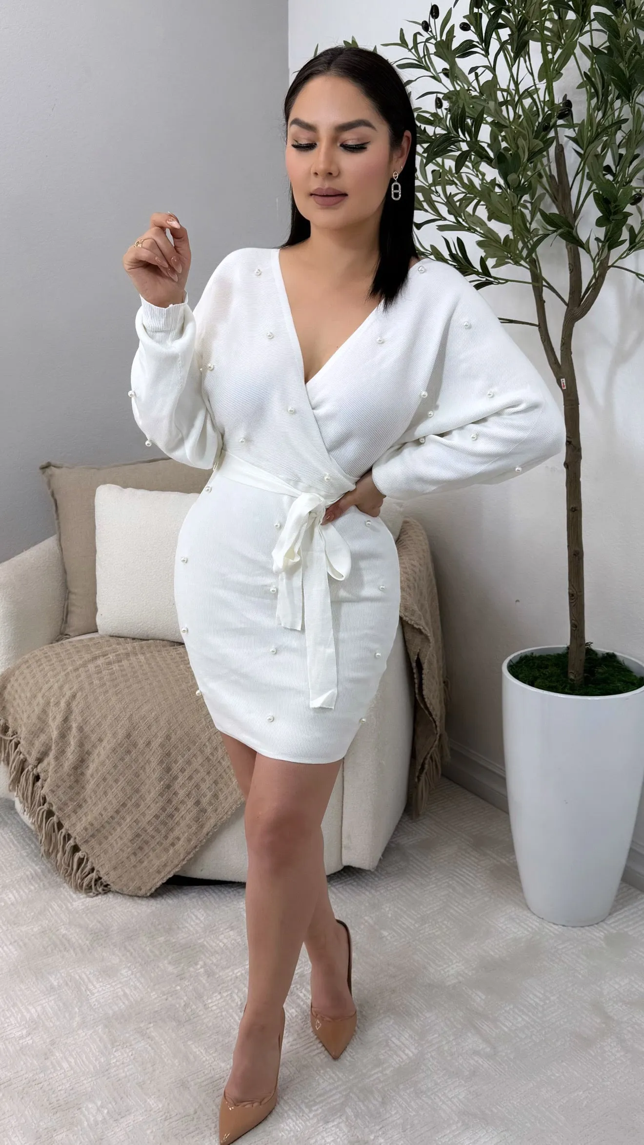 PEARL WHITE DRESS