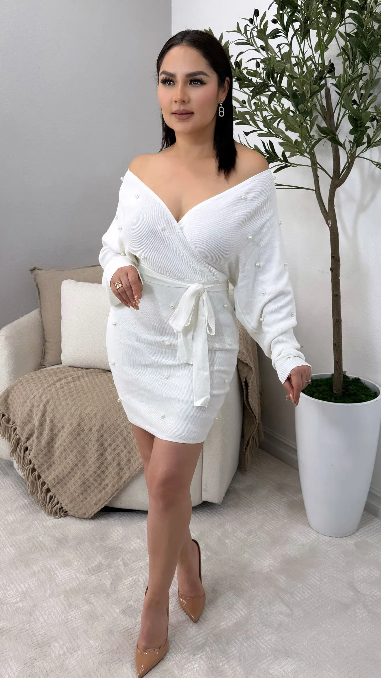 PEARL WHITE DRESS