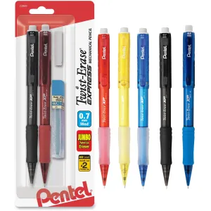 Pentel Twist-Erase Express Automatic Pencils