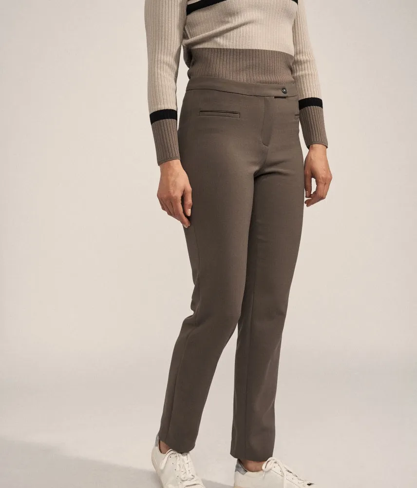 PILIDUP STRAIGHT STRETCH TROUSERS