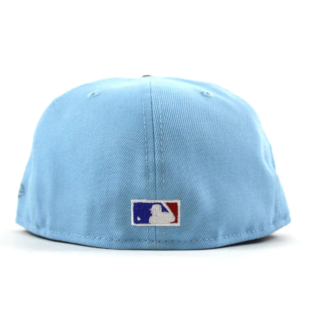 Pittsburgh Pirates National’s Patch 59Fifty New Era Fitted Hat (Blue Navy Scarlet Red Under Brim)
