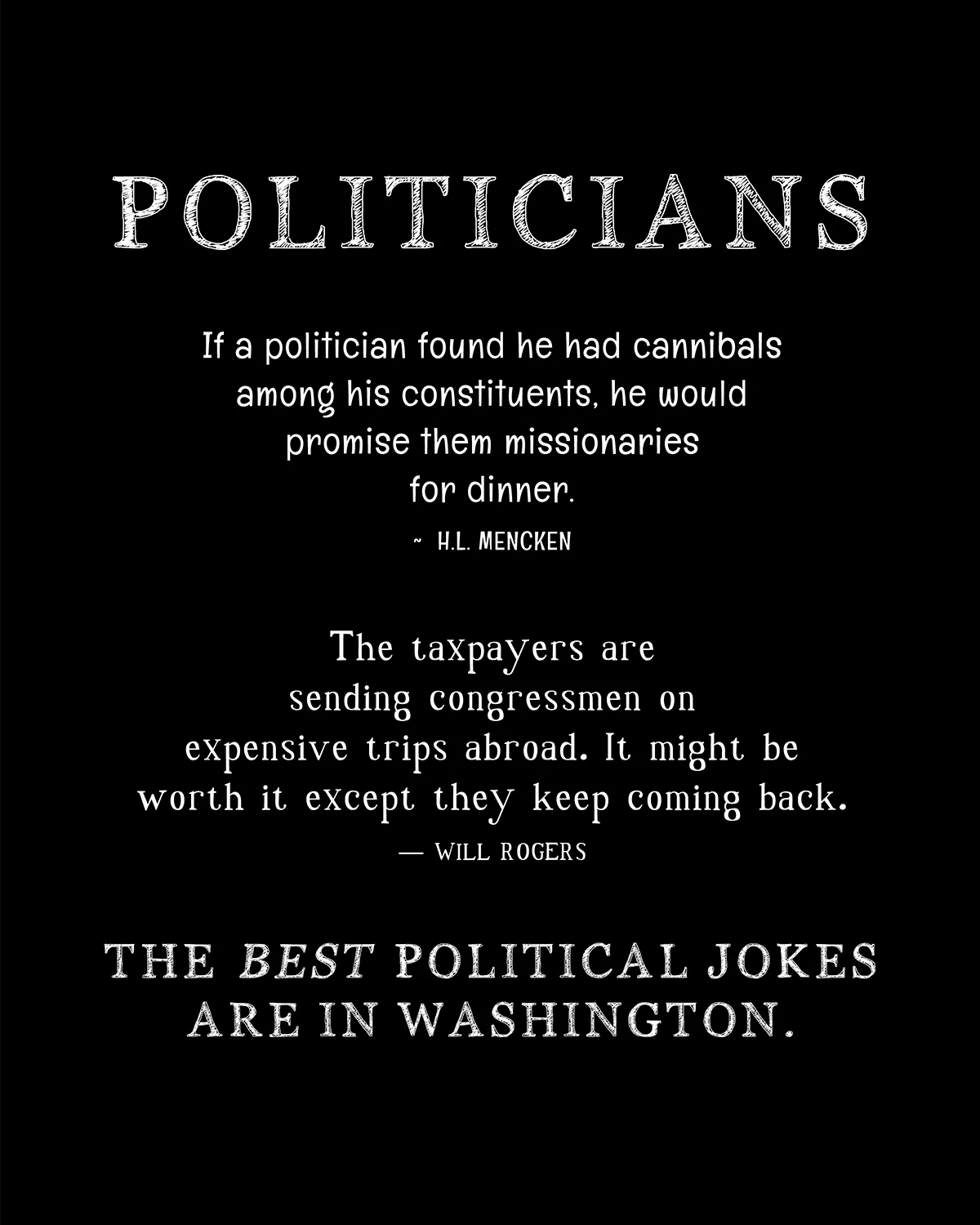 Politicians - Men's Edition