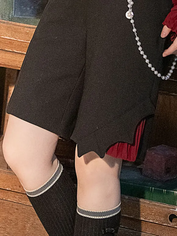 Pre-sell Gothic Lolita Bloomers Straight Red Lolita Shorts