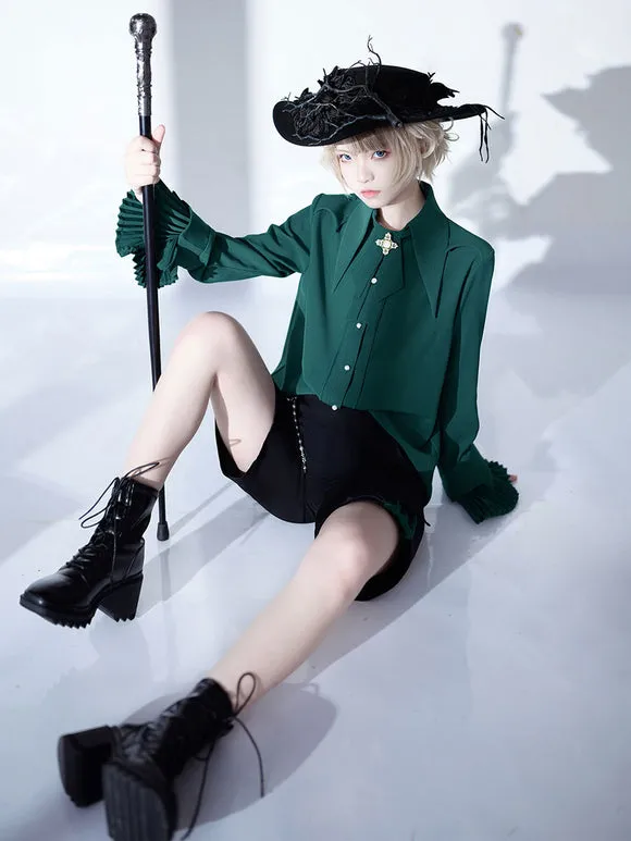 Pre-sell Gothic Lolita Bloomers Straight Red Lolita Shorts
