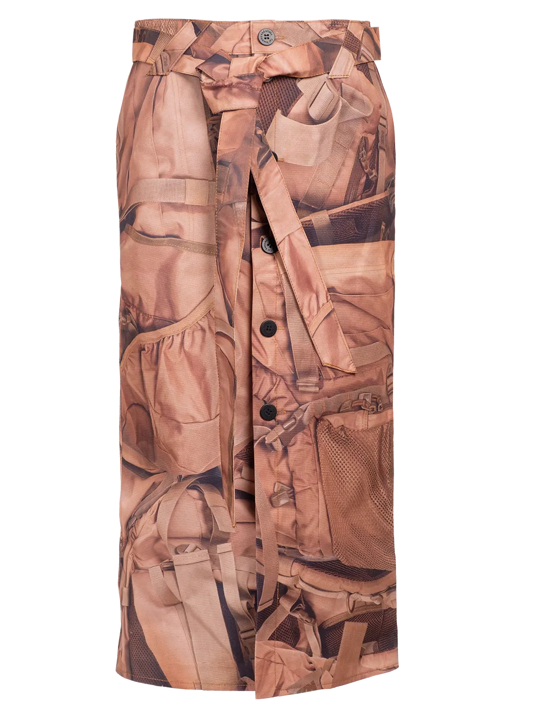 Printed Midi Skirt