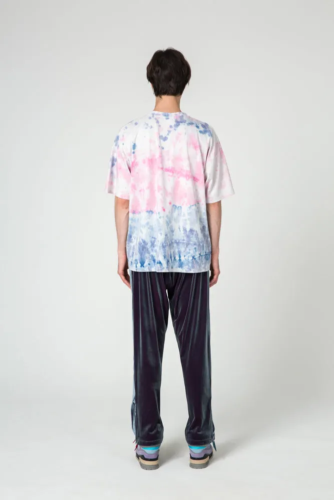 Purple-Blue Velvet Trousers