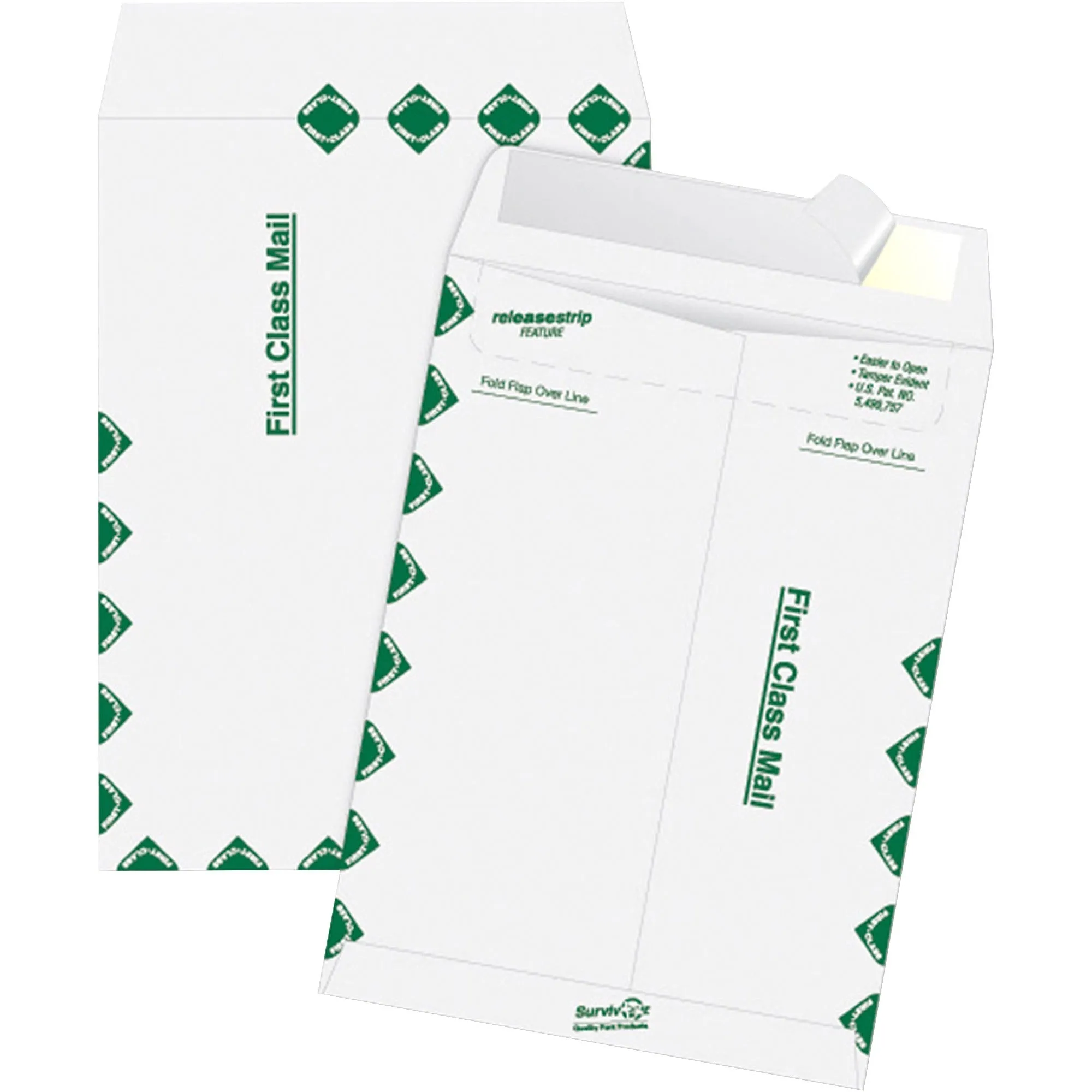 Quality Park Survivor Tyvek First Class Envelopes