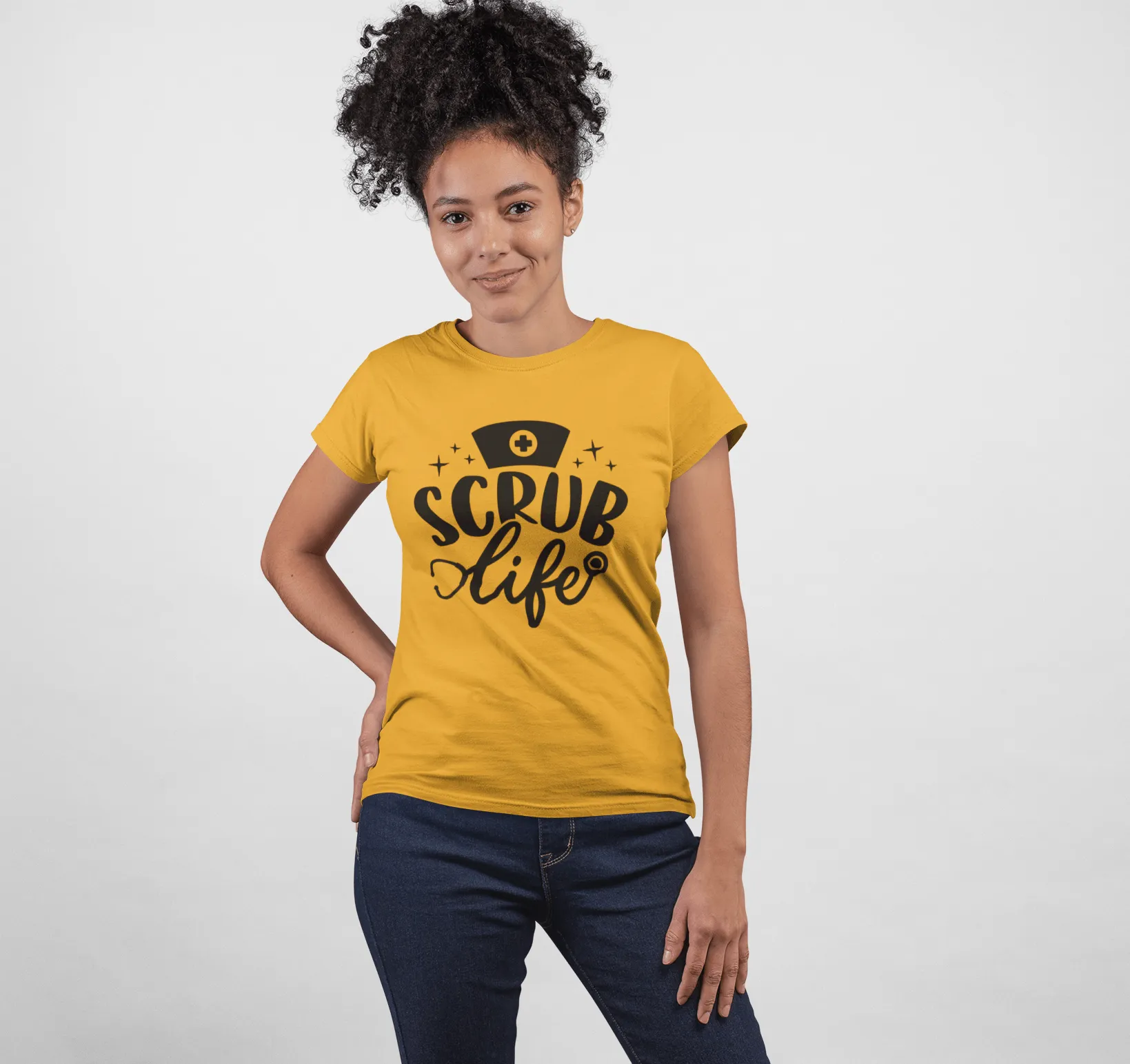 "Scrub Life" Women's Fitted Tee