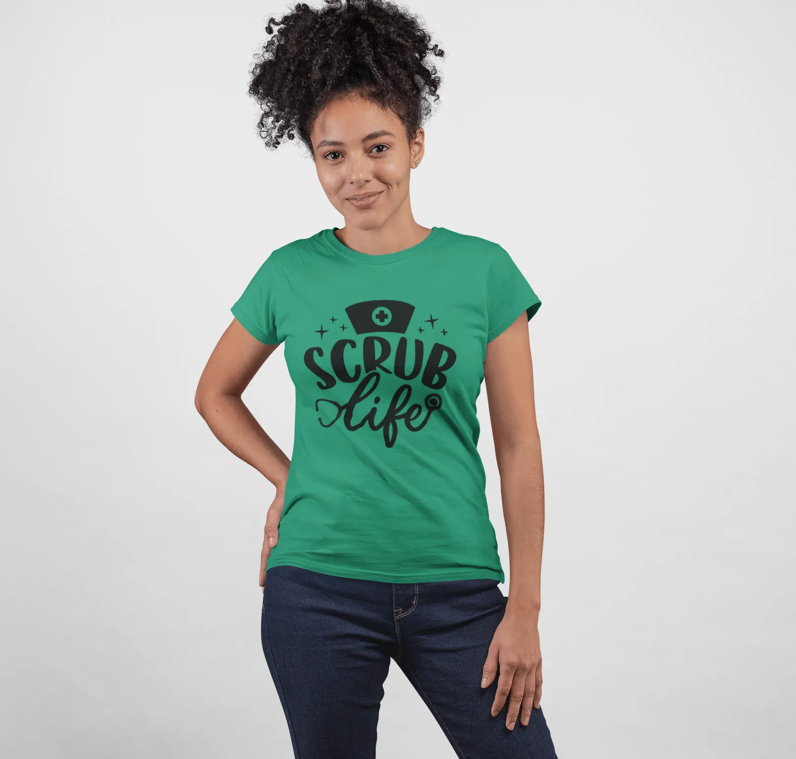"Scrub Life" Women's Fitted Tee