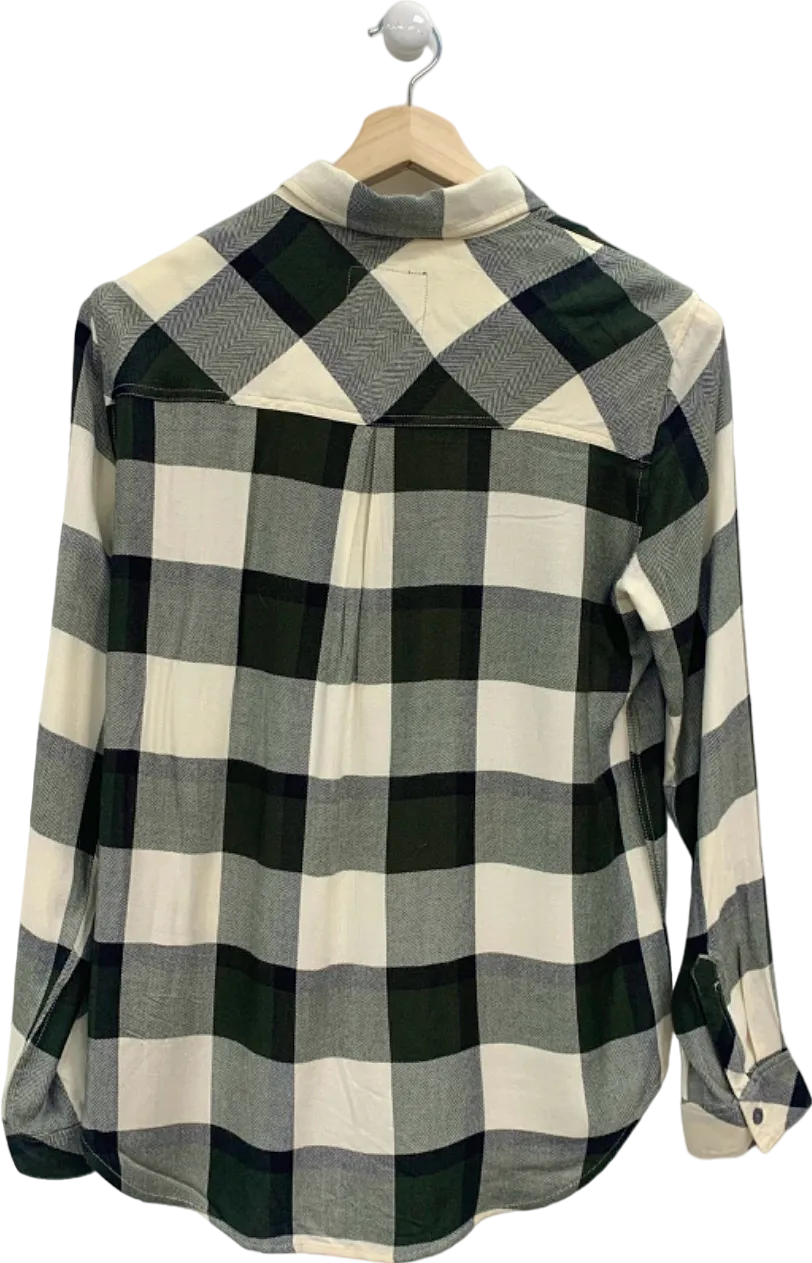 Rails Black and White Checked Hunter Shirt UK M