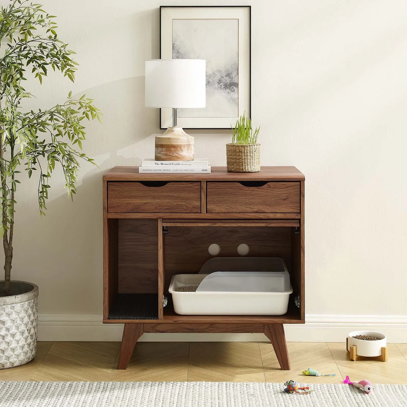 RENDER CAT CABINET