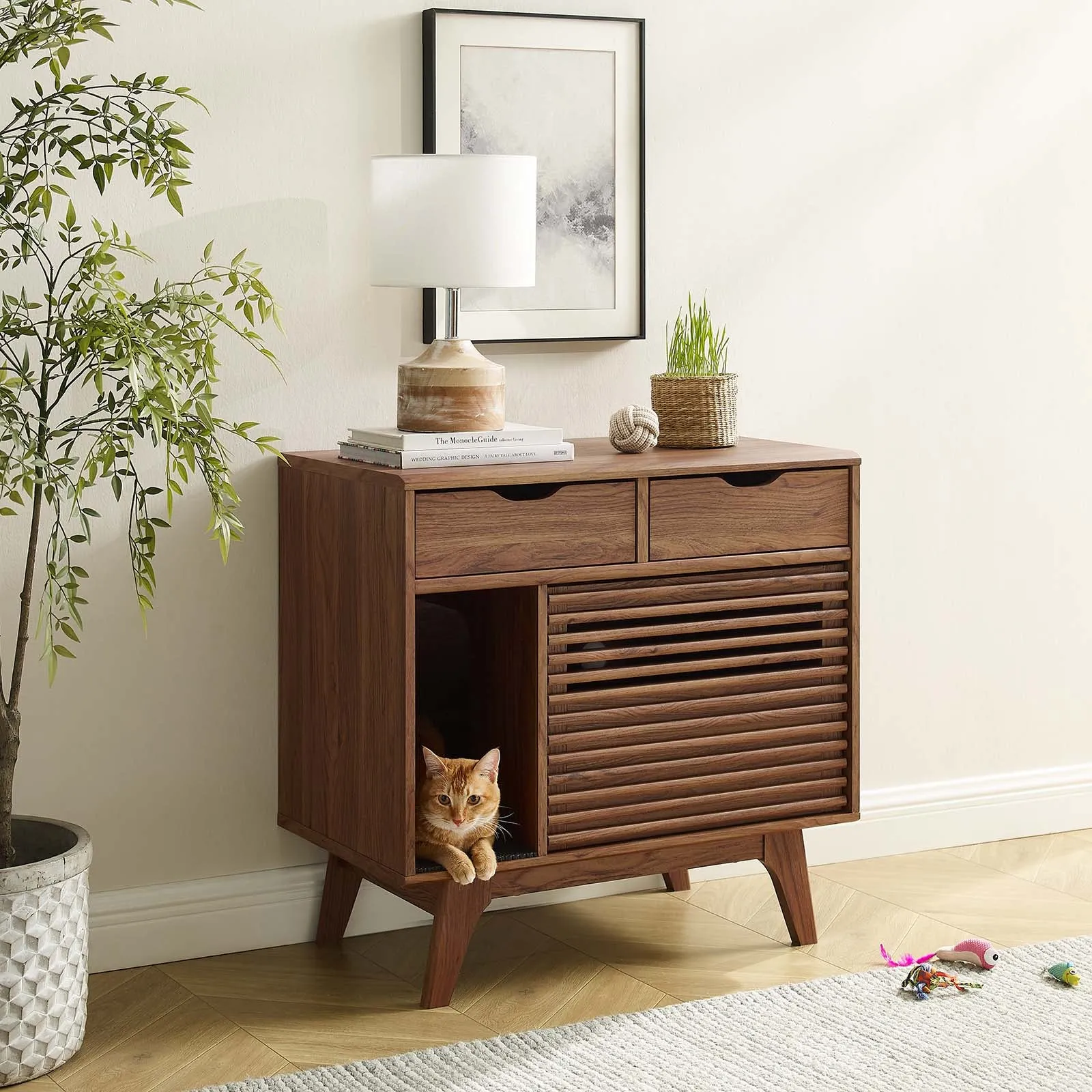 RENDER CAT CABINET