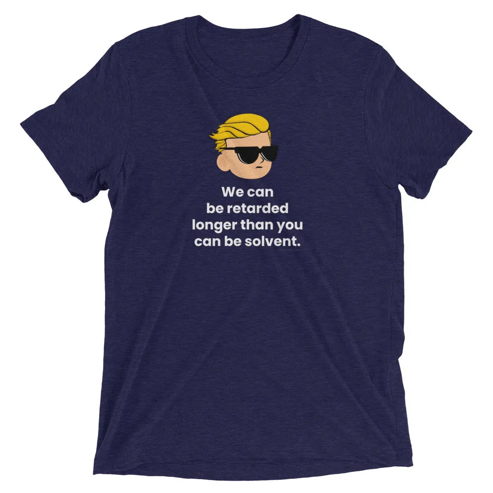 Retard Solvent Meme - Wallstreet Bets (WSB) Tee Shirt