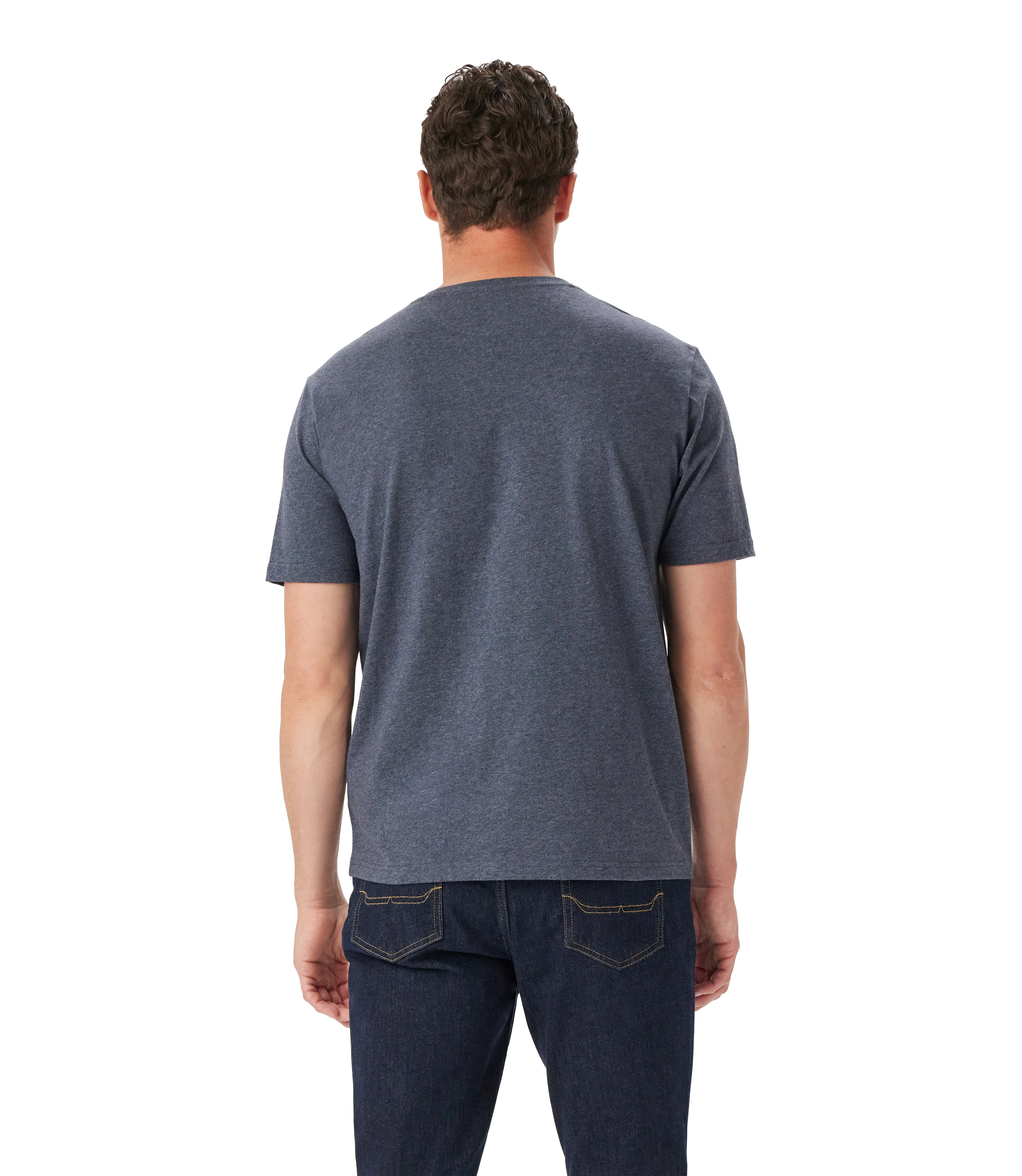R.M. Williams Parson T-Shirt - Dark Blue Marle