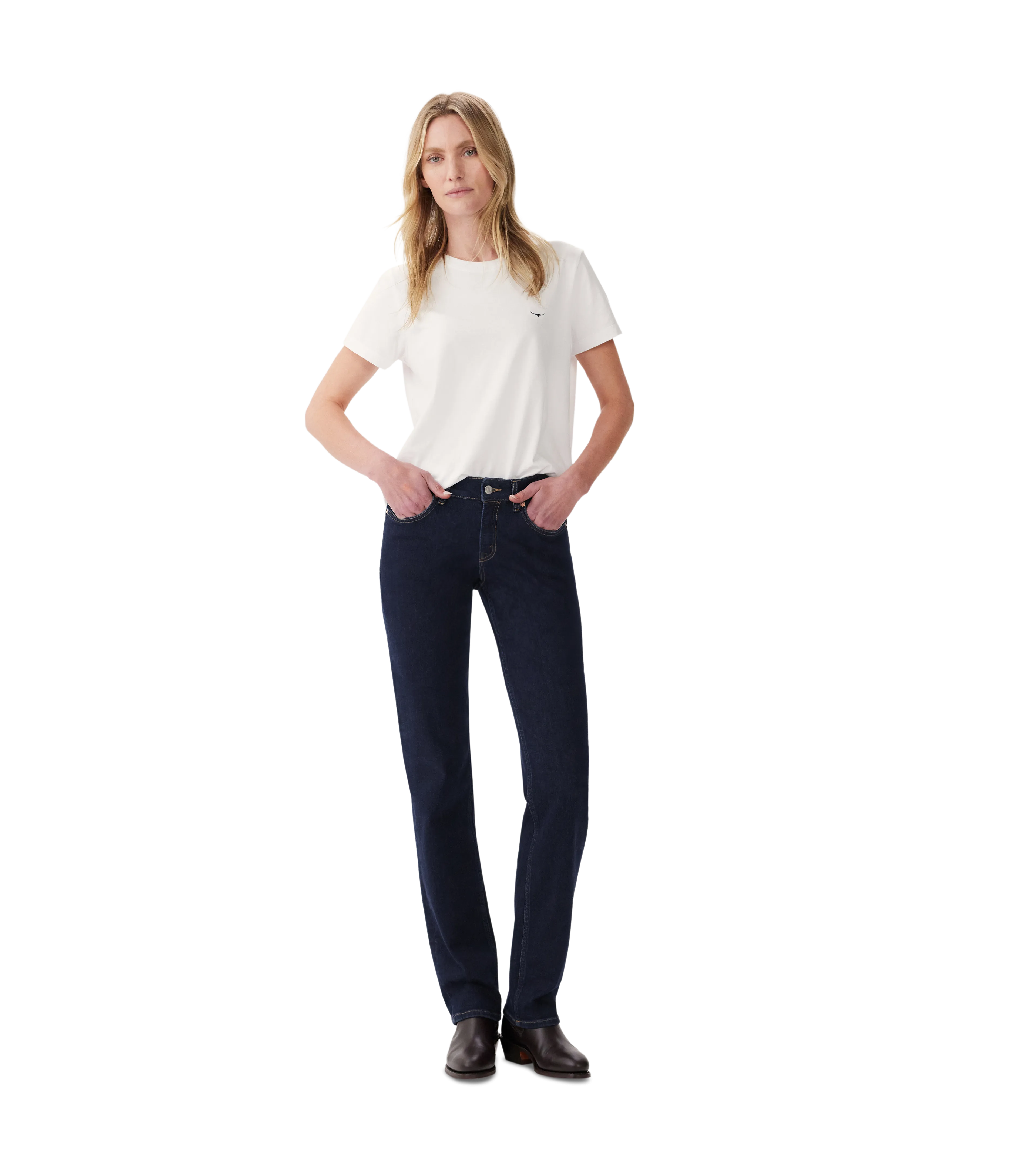 R.M. Williams Women's Maren Jeans - Indigo Rinse Wash