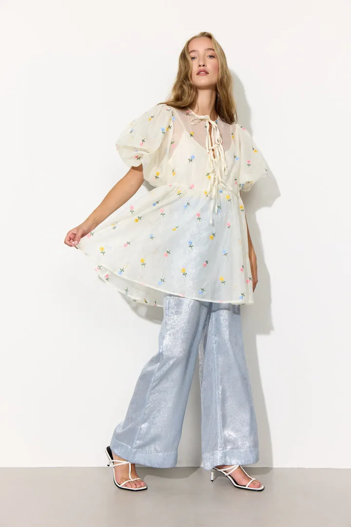 Robin Trousers - Blue Metallic