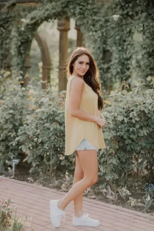 Round Hem Tunic Tank