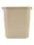 Rubbermaid 36 Qt 9 gal Plastic Open Top Wastebasket Trash Can Garbage Bin, Ivory