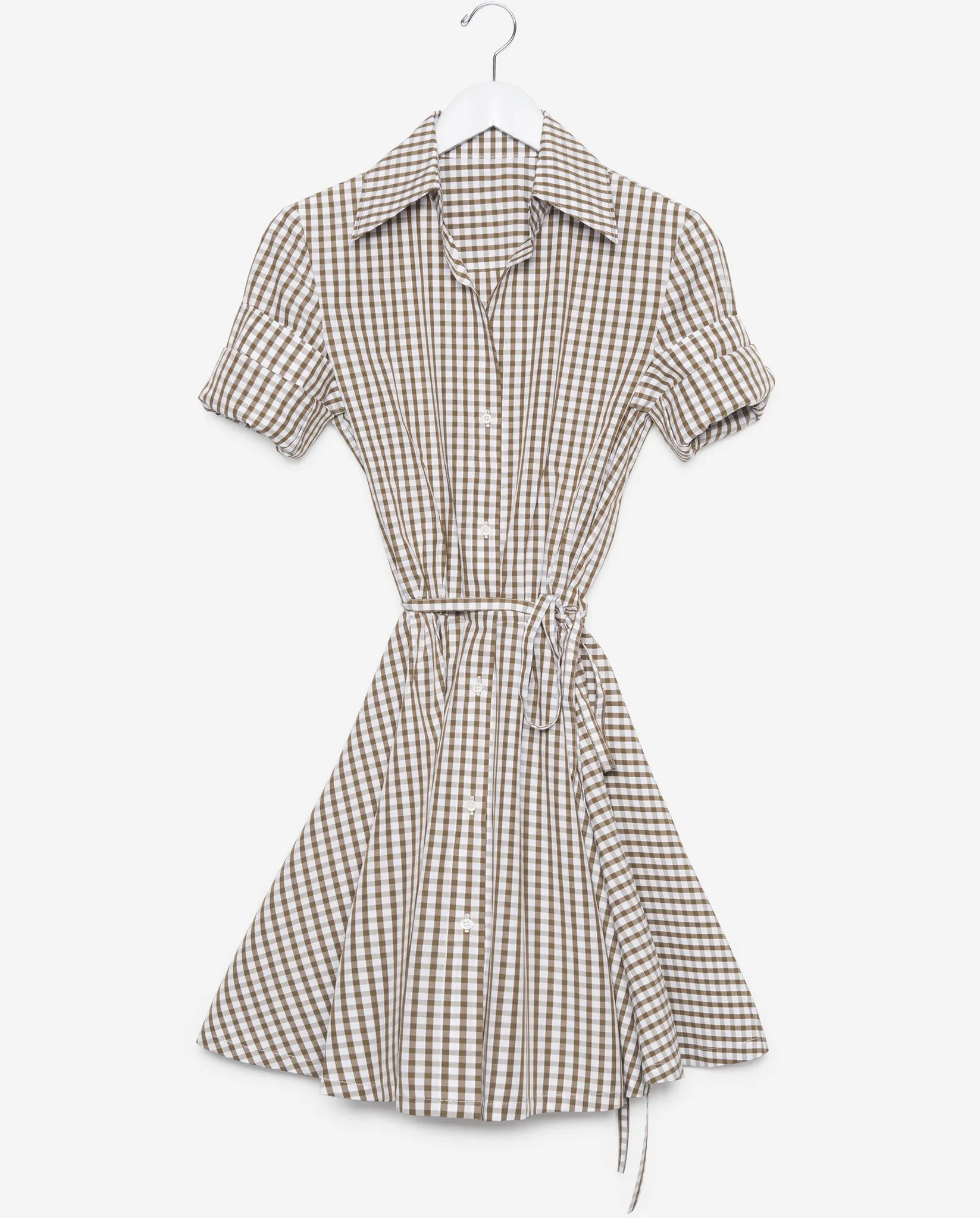 Sabrina - Olive Gingham
