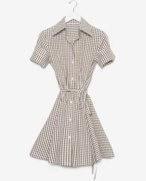 Sabrina - Olive Gingham