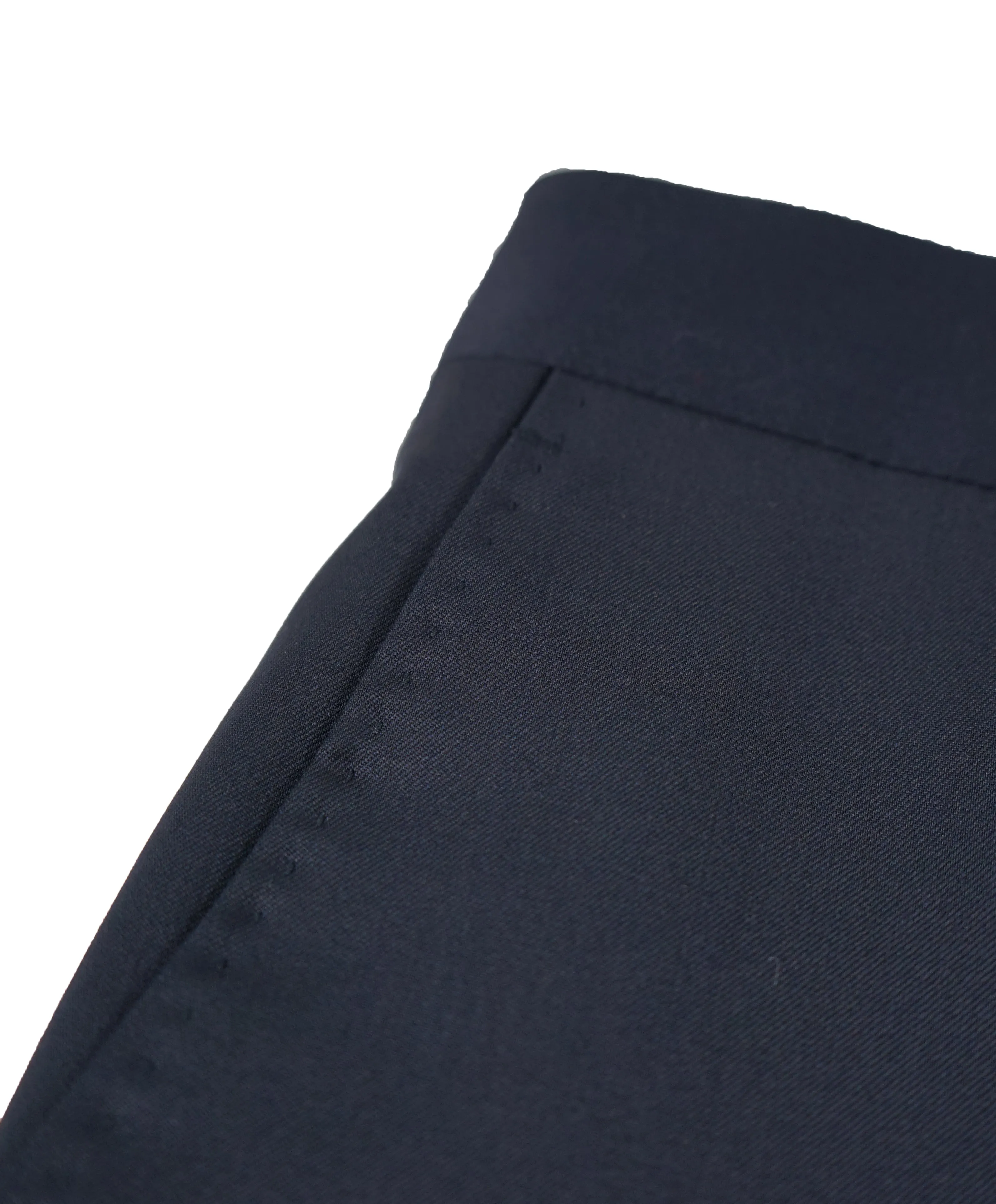 SAKS FIFTH AVE - Navy Wool&Silk MADE IN ITALY Flat Front Dress Pants - 42W