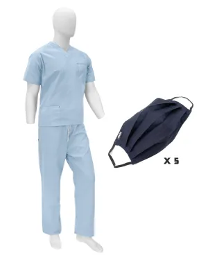 Scrub Suit Bundle - Light Blue