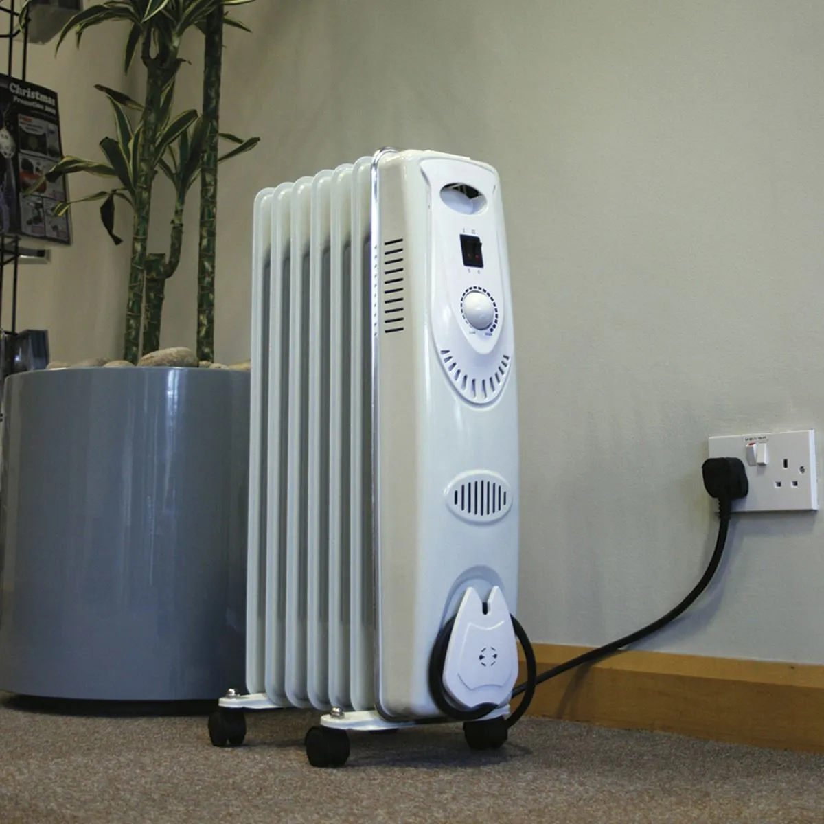 Sealey Oil Filled Radiator 1500W/230V 7-Element