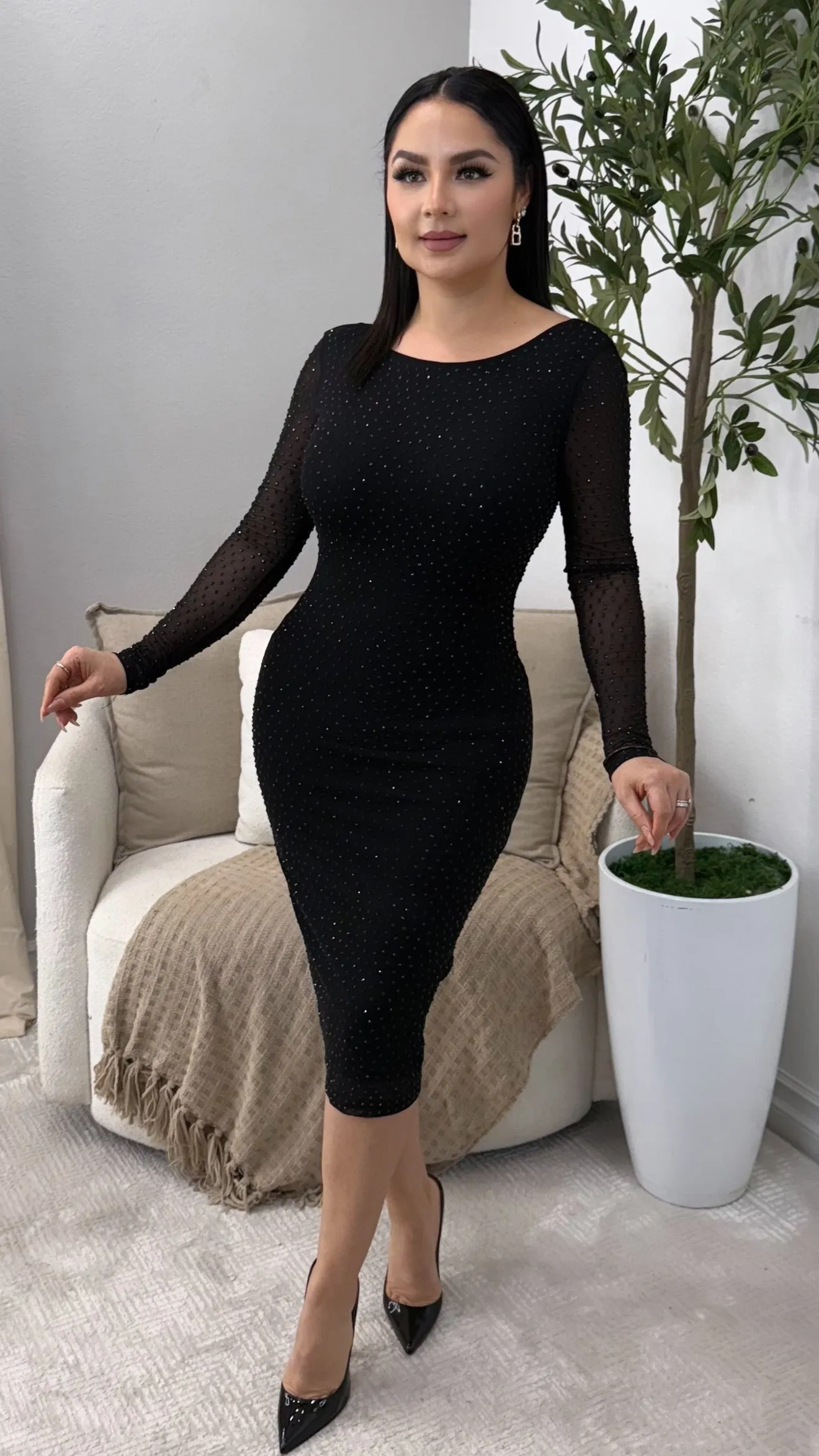 SENSATION BLACK DRESS