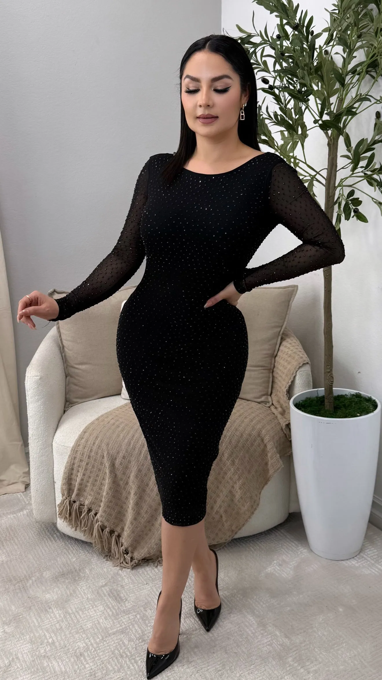 SENSATION BLACK DRESS
