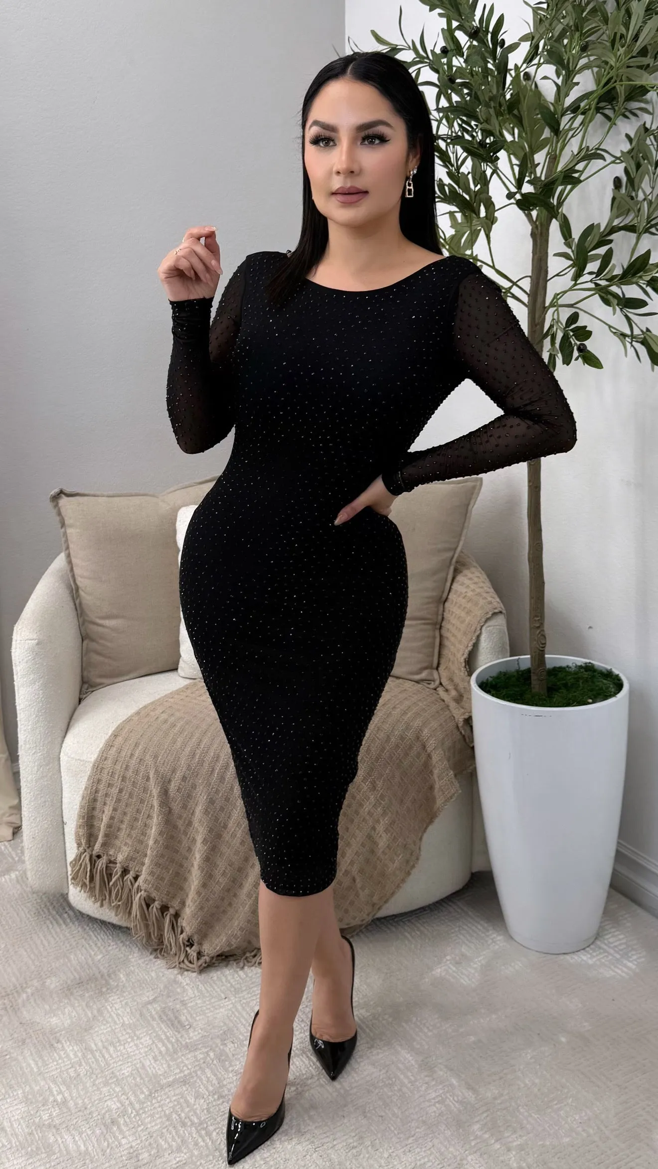 SENSATION BLACK DRESS