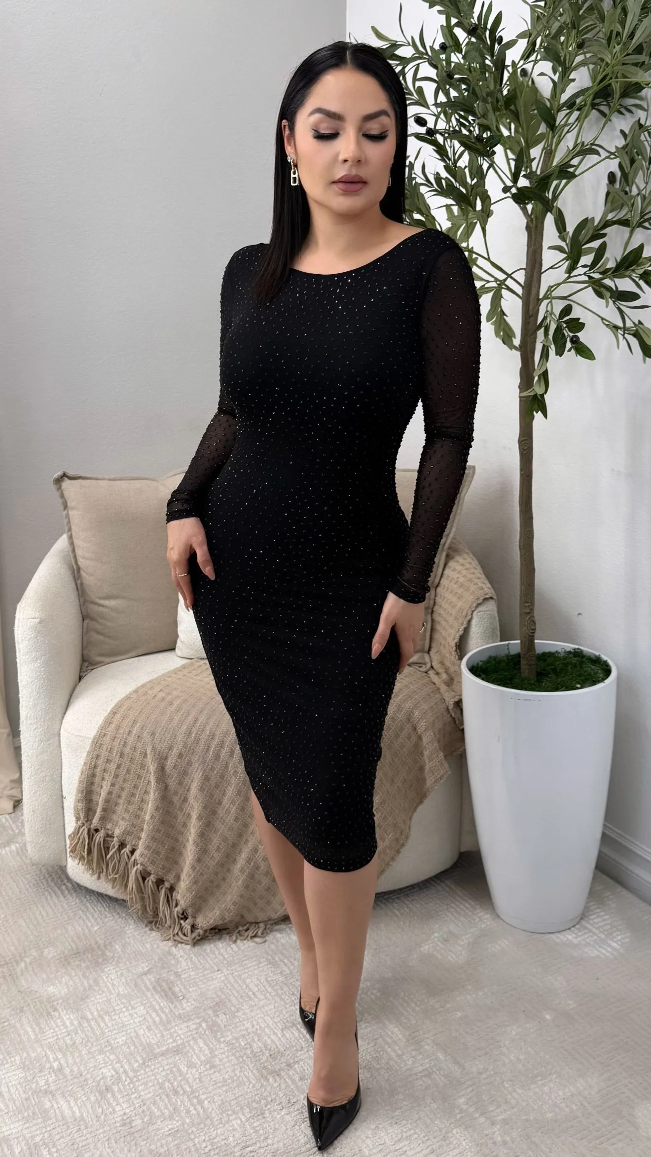 SENSATION BLACK DRESS