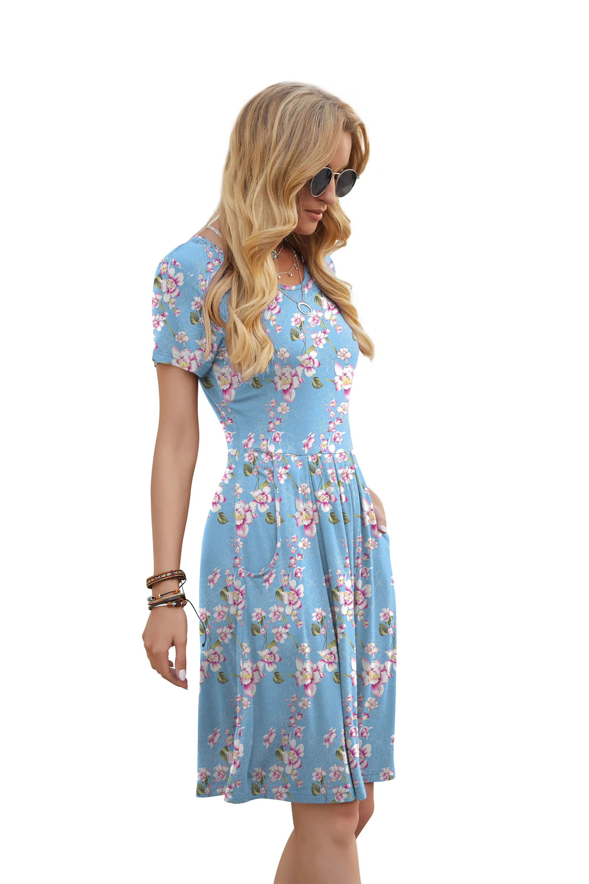 Short Sleeve Dresses with Pockets