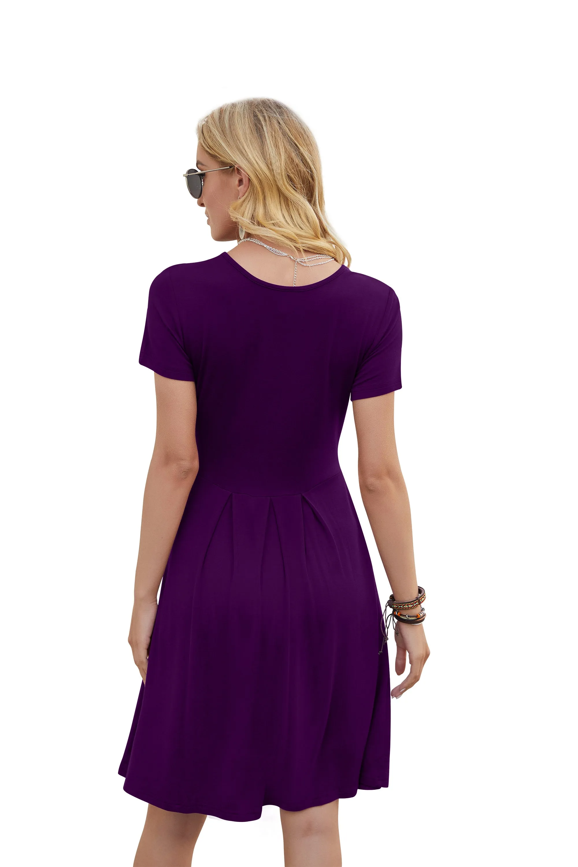 Short Sleeve Dresses with Pockets