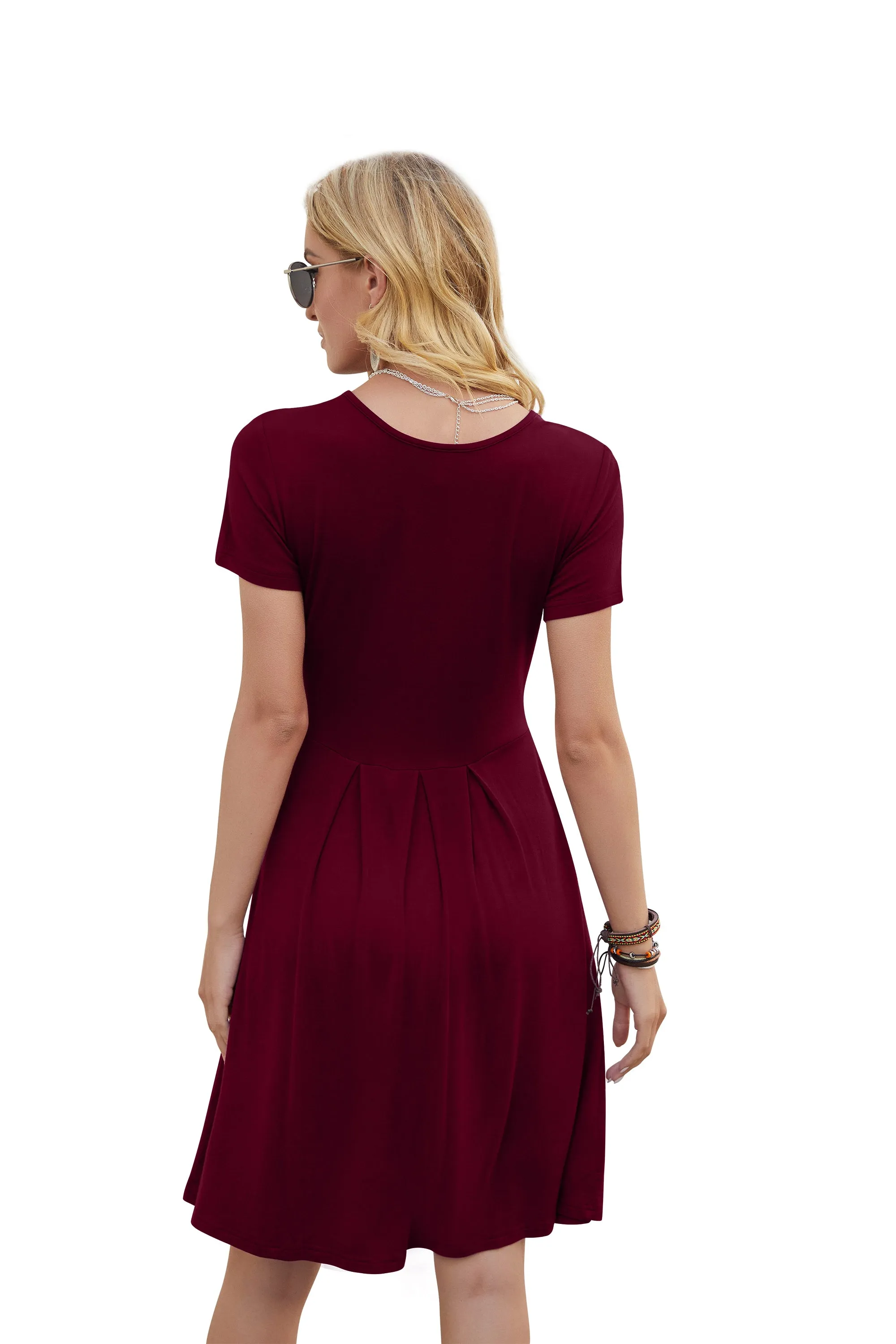 Short Sleeve Dresses with Pockets